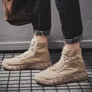 데이트캐주얼화 워크샵 여행 남자 하이탑 운동화 워커 코디 나들이 룩