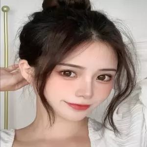 인모 여성 S자 앞머리 피스 부분가발 4컬러