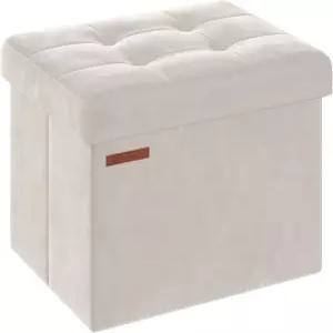 송믹스 스토리지 오스만 접이식 소형 발 받침대 12.2 x 16.1 인치 의자 최대 286 파운드 거실 침실 기숙사