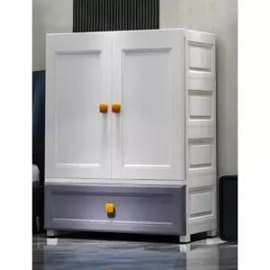 이불장 캐비닛 자녀방 매트 인테리어 옷장 A. 화이트 행거+1단 서랍 2문 조립 완료