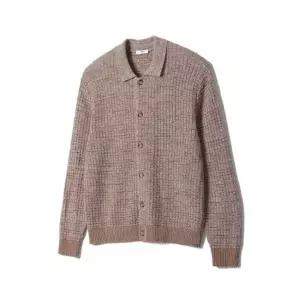 [노티그] 린넨혼방 니트 T 가디건 브라운_OKG3SWNT102W1