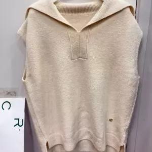 [크로커다일레이디]숄카라 베스트 아이보리