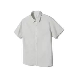 [노티그] 코튼100 컴포트슬림핏 미니체크 반팔셔츠 그레이_OKS2SHCS202G1