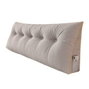 침대 쿠션 허리 삼각 큰 베개 등받이 50cm 의자 180x 23x 그레이