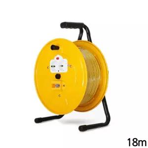 캠핑 전기릴선 리드선 2구 자동 전선릴 18m 리모델링 관리실 건물관리 산업현장 공고