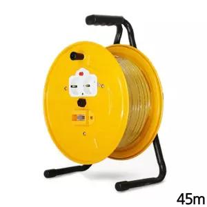 산업현장 전기릴선 2구 연장선 전선릴 45m 공사현장 무대조명 리모델링 기술학원 공방