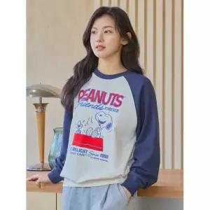 탑텐 TOPTEN 여성 피너츠 소프트 테리 스웨트셔츠_MSG1TR2901 MSG1TR2901 430985