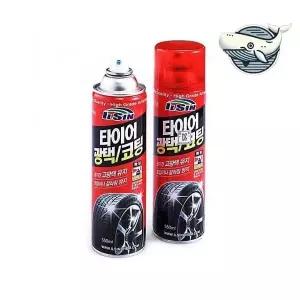 [콩심팥심]타이어 광택 스프레이 코팅 반짝임 유지