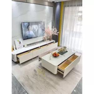 티비다이 대리석 거실장 장식장 테이블 수납장 2m TV 3단서랍