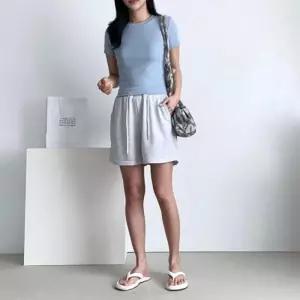 [라일리여성의류] Rly 3부팬츠 반바지코디 면바지 짧은바지 5부바지 숏