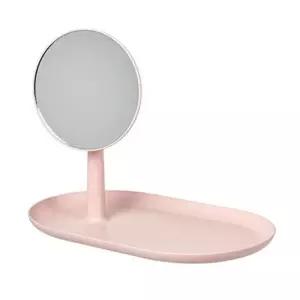 [라일리생활건강] Rly 미러트레이 스탠드형 욕실 화장대 보관함 분홍 인