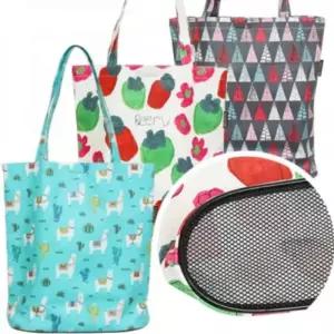 [라일리] Rly 캐릭터 바닥메쉬백 수영복가방 물놀이가방