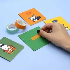 [문구/오피스] 캐릭터 카드세트 예쁜카드 미니축하카드 세트 편지 24매입