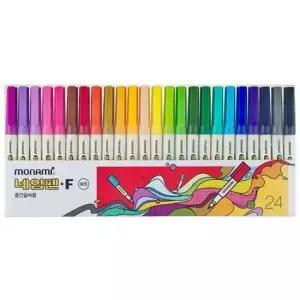 [문구/오피스] F 네임펜24색세트 모나미
