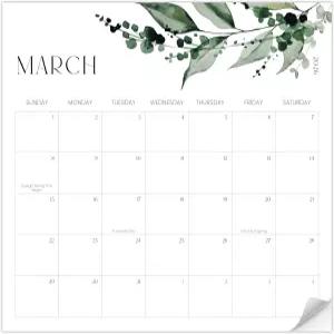 아름다운 2025-2026 자기 냉장고 달력 - 2025년 7월부터 2026년 12월까지 정리하기 쉬운 완벽한 월간