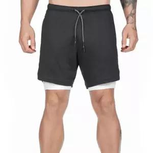 [라일리여성의류] Rly 레깅스 반바지 남성 러닝 포켓 홀 운동