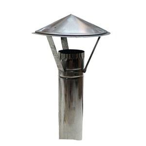 난로 시골집 굴뚝 파이프 배출기 스토브 배기 함석 연통 장작 덮개 범용 레인캡