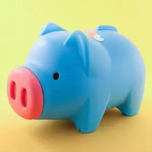 [문구/오피스] 팬시 청색 돼지저금통 왕대