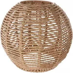 덮개 테이블 램프용 그늘막 라탄 펜던트 라이트 빈티지 걸이 라이터 카페 레스토랑 홈 데코 레트로