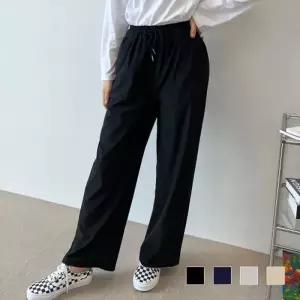 [라일리여성의류] Rly 배기팬츠 빅사이즈 긴바지 배기바지 면 허리밴딩