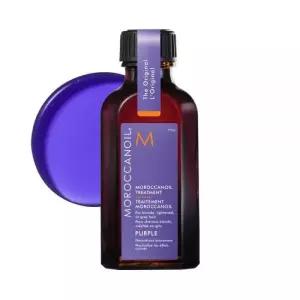 모로칸 트리트먼트 퍼플 탈색 염색모 보색 50ml 펌프 포함