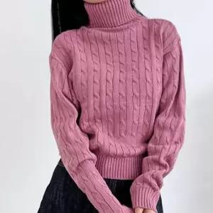 [옷은날개] 목폴라 니트꽈배기 데일리 데이트룩 모임룩 여성 긴팔