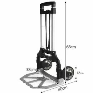 2단 핸드카트 시장구르마 접이식핸드카트