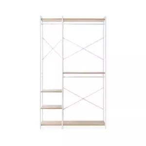 아파트드레스룸 HS스틸행거D 수납 선반 옷장 드레스룸 시스템행거