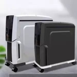 틈새수납 이동식 컴퓨터 본체 받침대/바퀴선반 데스크탑거치대