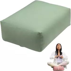 웰록스 직사각형 요가 볼스터 베개 18인치 x 12인치 6인치 핑크 코튼