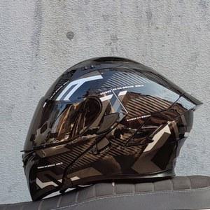 블루투스 바이크헬멧 페이스업 남녀공용 A타입 안전 M 사계절 (블랙미러 블루투스 장갑 복면)