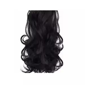 [골드스마일]웨이브 부분가발 60cm 01컬머리60브라운블랙 사이드뱅