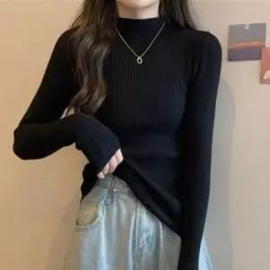 [SBD] 골지 반폴라 목티 슬림핏 니트