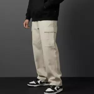 [라일리여성의류] Rly 남성 카고 와이드 면바지 오버핏 일자 팬츠 바지