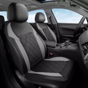 커버라도 카시트 앞좌석 2개 메쉬 통기성 시트 프로텍터 대부분의 차량에 적합한 유니버설 핏