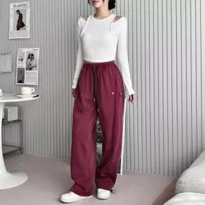 [라일리여성의류] Rly 여자바지 긴바지 배기팬츠 루즈핏 면 세미 배기