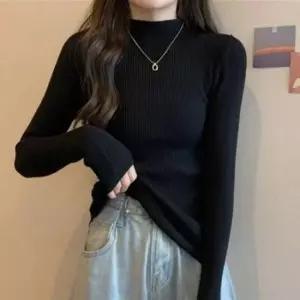 [SBD] 반폴라 목티 골지 니트 슬림핏