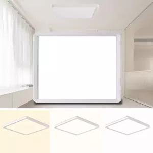 Square Led Flush Mount Ceiling Light 16 Inch 40w 3820lm 3000k 4000k 6000k CCT Selectable Flat Panel