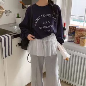 여자 러블리 망사 레이스 도트 레이어드 미니 스커트