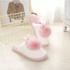 [라일리] Rly 겨울용 토끼털 실내화 여성용 핑크 250mm 소