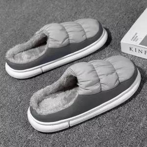 [라일리] Rly 패딩 털슬리퍼 실내화 사무실 병원 털신 방한 슈