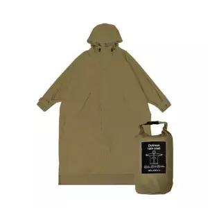 [라일리의류] Rly 일본 정품 남녀공용 레인코트 파우치 세트 카키