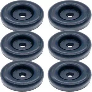 트레일러 램프 도어 트럭 2.5인치 원형 교체 화물 정류장용 고무 범퍼 6개