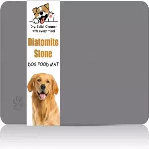 도그앤캣용 최신 규조류 돌 반려동물 사료 매트 고흡수성 빠르게 건조 미끄럼 방지 패드가 있는 음식 및