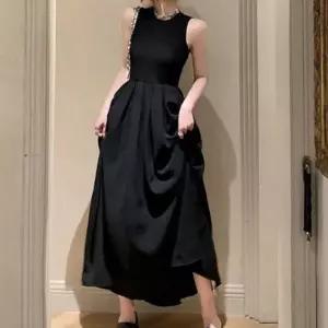 [라일리여성의류] Rly 여성 여름 백리스 민소매 롱원피스 드레스