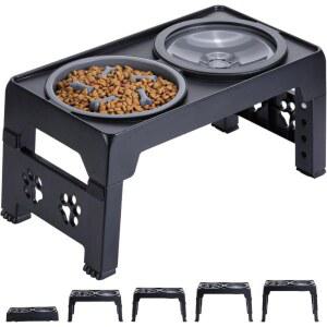 대형견용 물을 흘리지 않는 검은색 소형 9 65 5높이 피더 10 82 중형견과 슬로우 그릇 12 01 애완동물용 상향식 개용 8 46 2 95