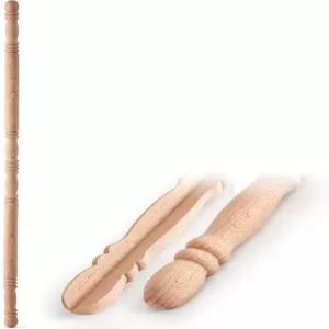 벽 미완성 DIY 코너 프로텍터를 위한 비치우드 가드 1팩 391/2인치 x 1인치 솔리드 모서리 페인트로 염색