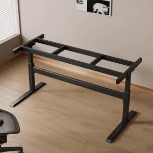 수동 리프트 책상 다리 데스크 높이조절 화이트 키높이 59x115cm 사무실