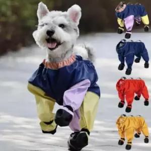 [반려] 강아지 반려동물 발바닥 점프수트 올인원 보호 중소형견