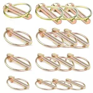 Comonc 50 PCS 헤비 듀티 린치 핀 모음 키트 트레일러 3 포인트 히치 트랙터 잔디 깎는 기계